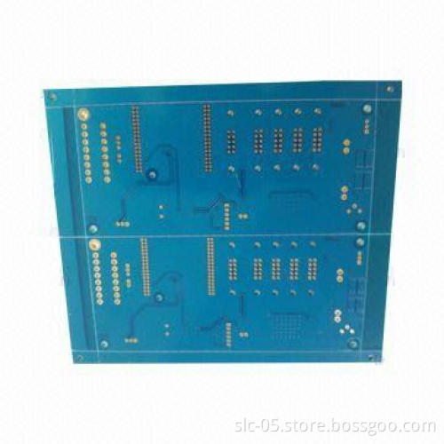 Double-sided PBCs, 1/1oz, FR4 Base Material with soldermask bule and HASL LF